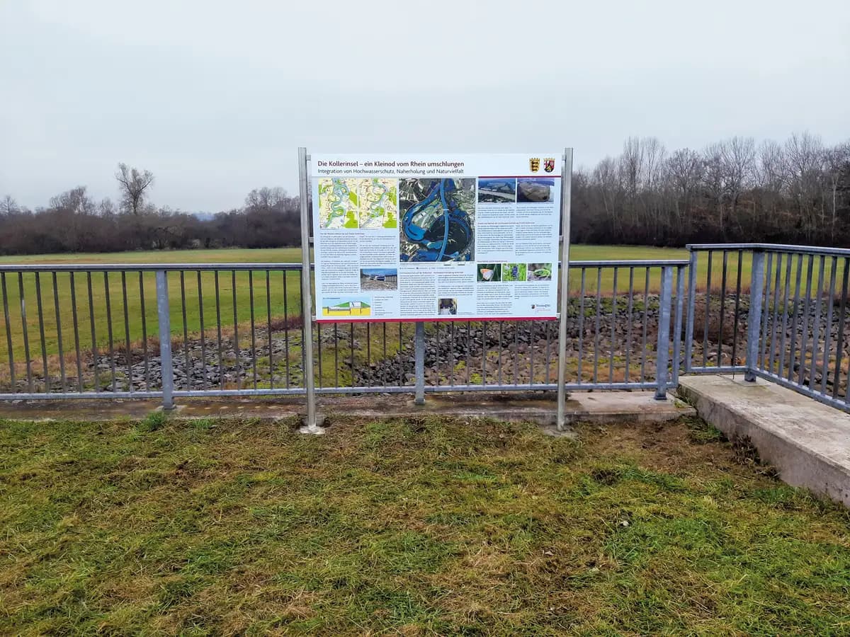 Harzverbundtafel Kreuzmoos Edelstahl Polder Kollerinsel Hochwasserschutz