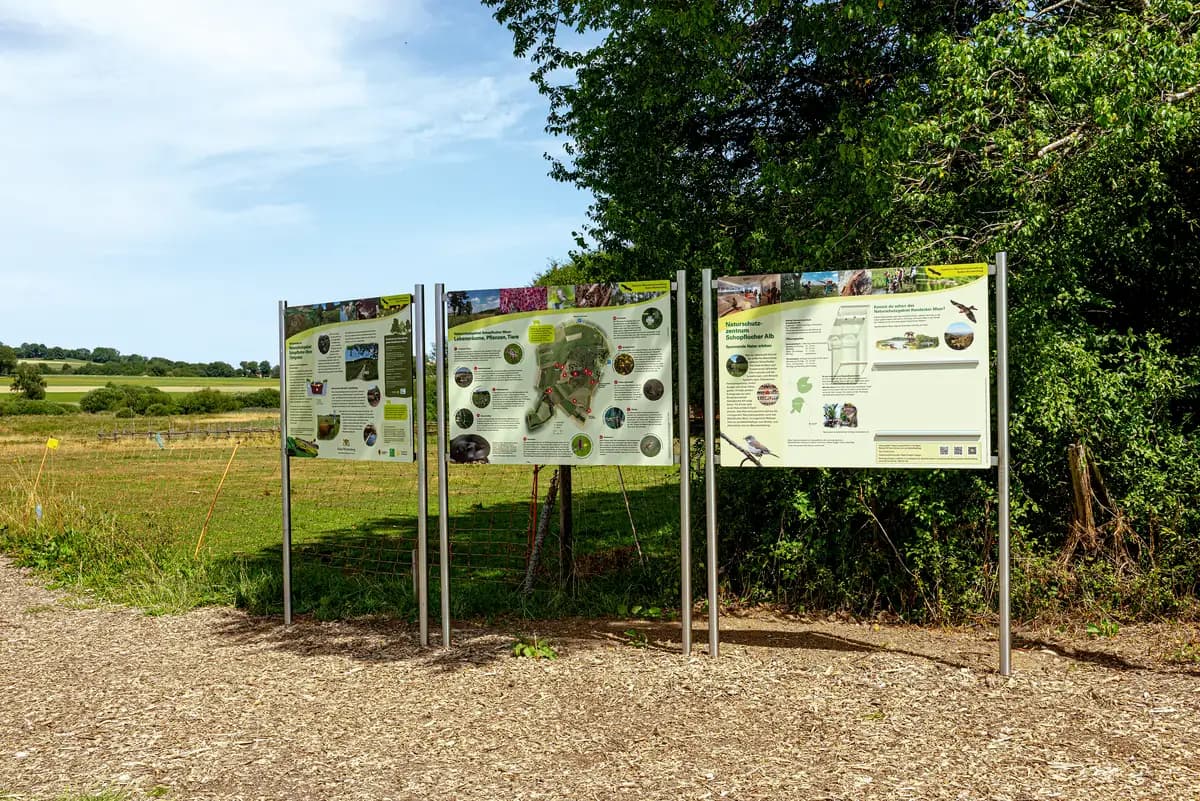 Harzverbundtafel Kreuzmoos Edelstahl Schopflocher Moor Schwäbische Alb
