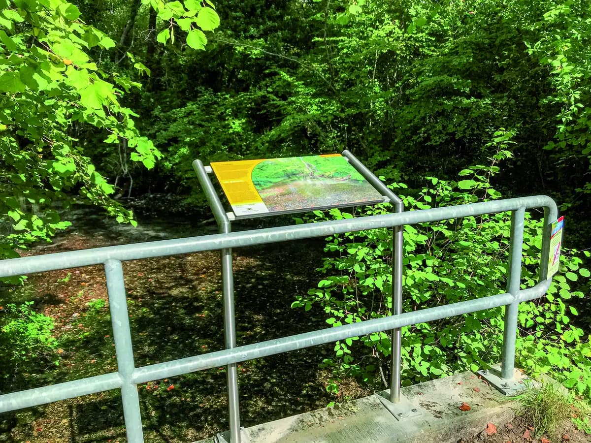 Harzverbundtafel Waldshut Edelstahl Taubergießen Gießentafel Naturschutz